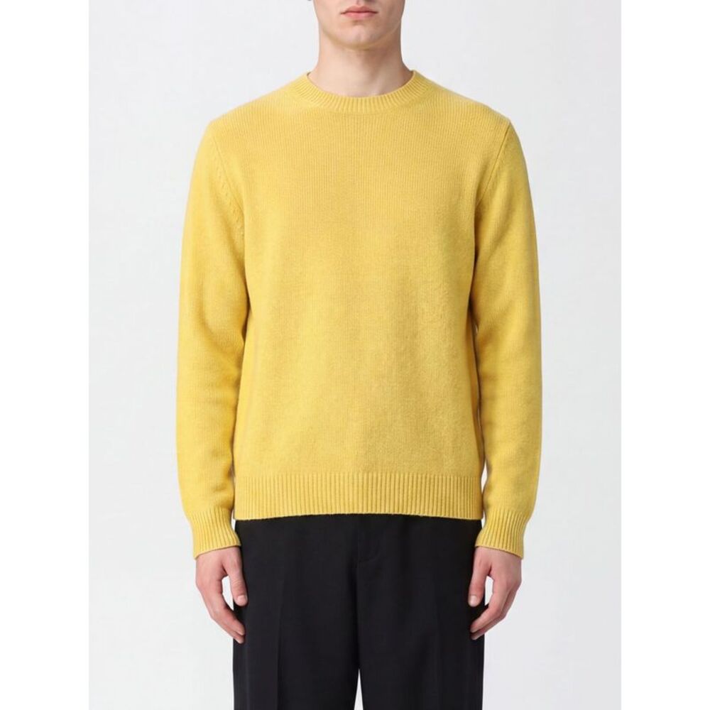 Jil Sander Men Jil Sander Wool And Cashmere Crew-Neck Jumper With Ribbed Trims
